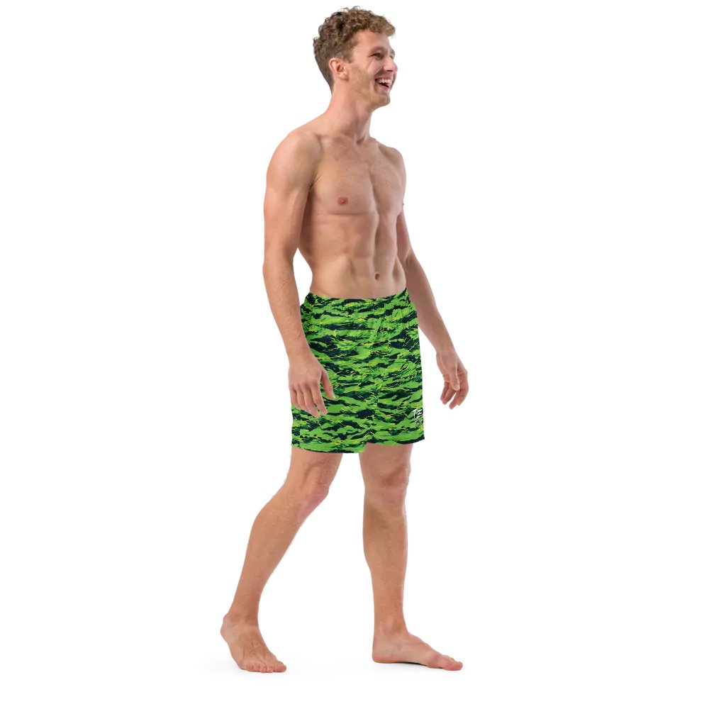 Green Camo Swim Trunks product image (12)