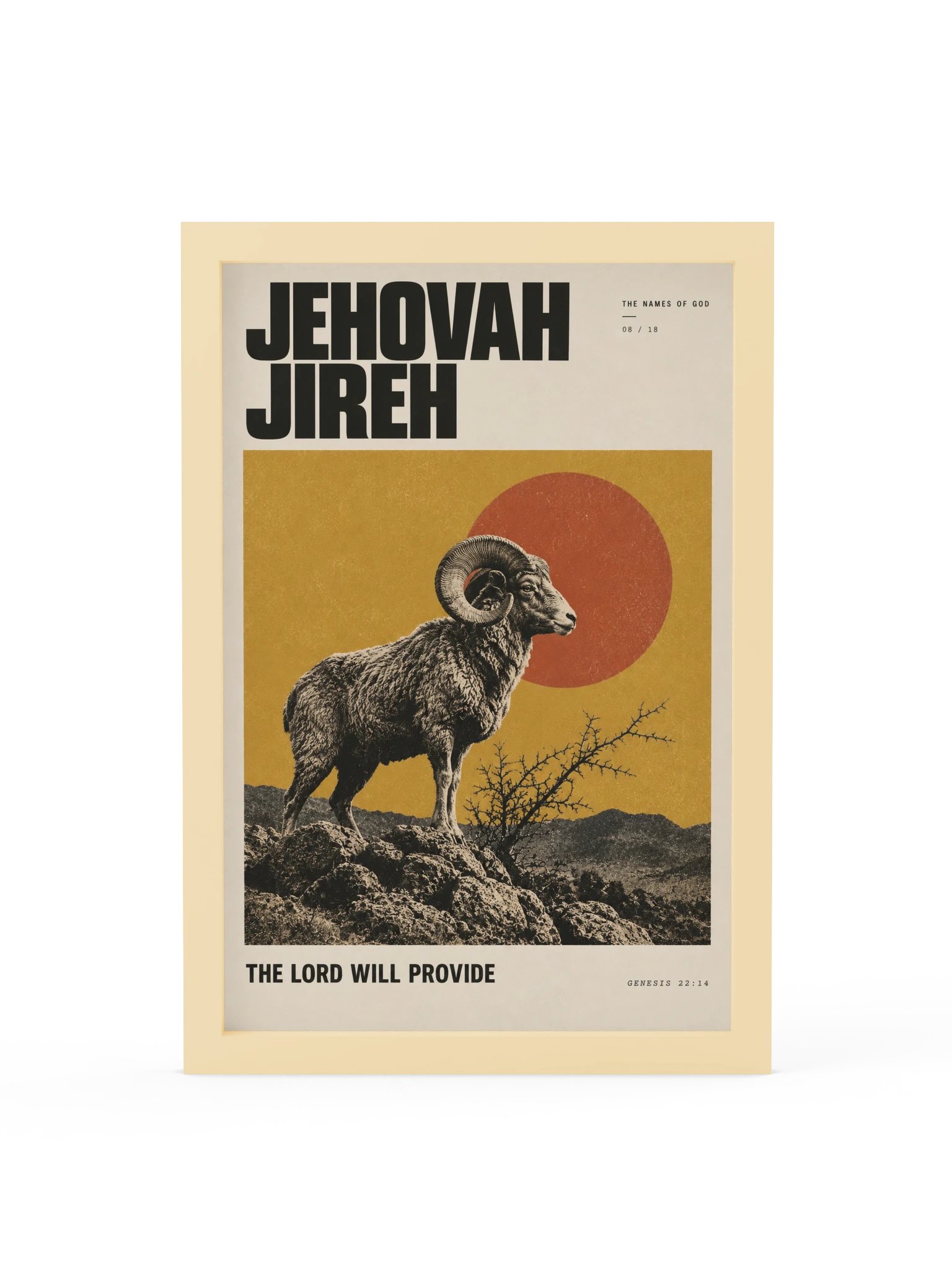 Jehovah Jireh | Names of God Framed Print product image (1)