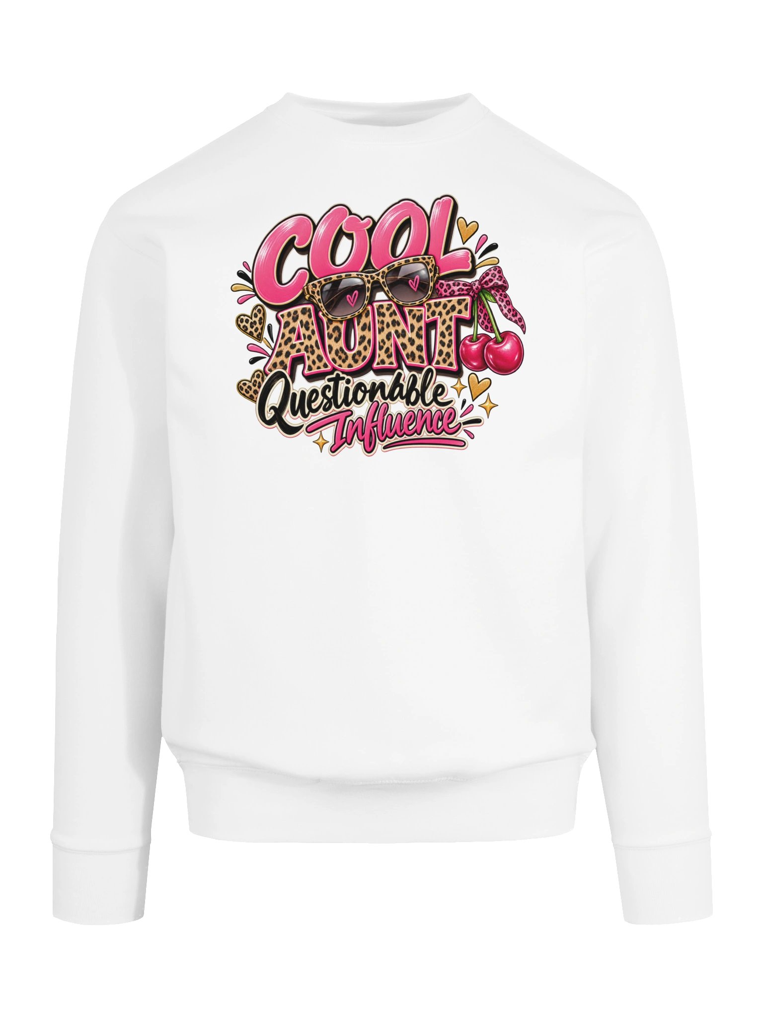 Cool Aunt Questionable Influence Funny Aunt Sweatshirt product image (8)