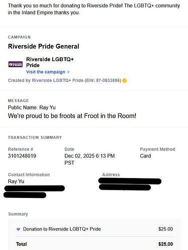 It's not a lot, but we're proud to contribute back to our local community at Froot in the Room on this #GivingTuesday. A port...