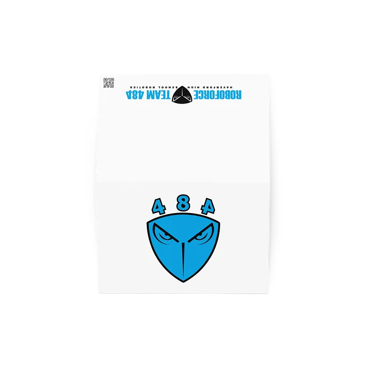 484 Face Logo 4x6 Greeting Card product image (2)