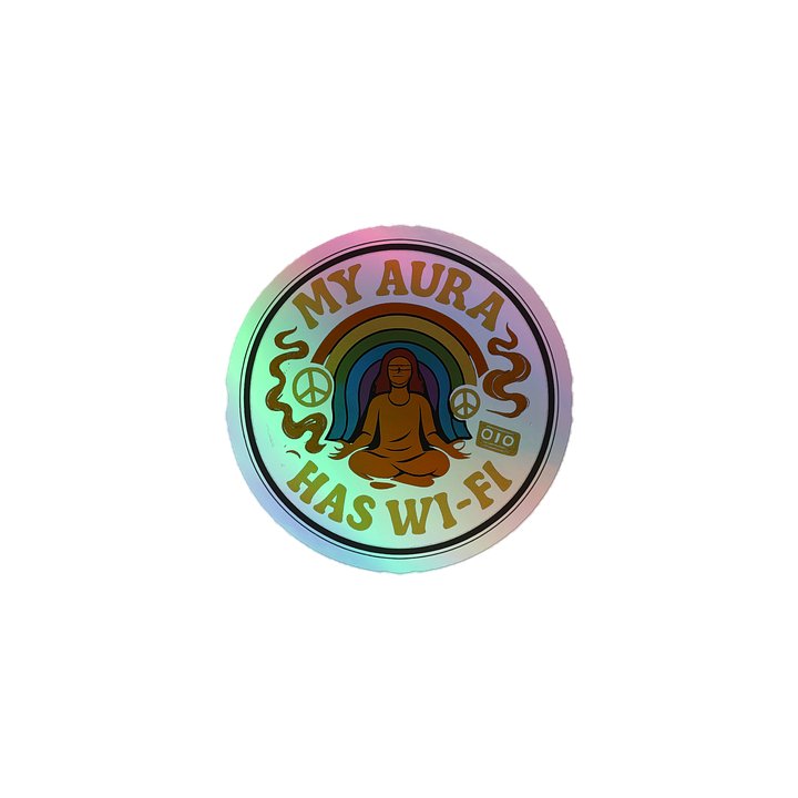 Wi-Fi Aura Meditation Sticker product image (1)