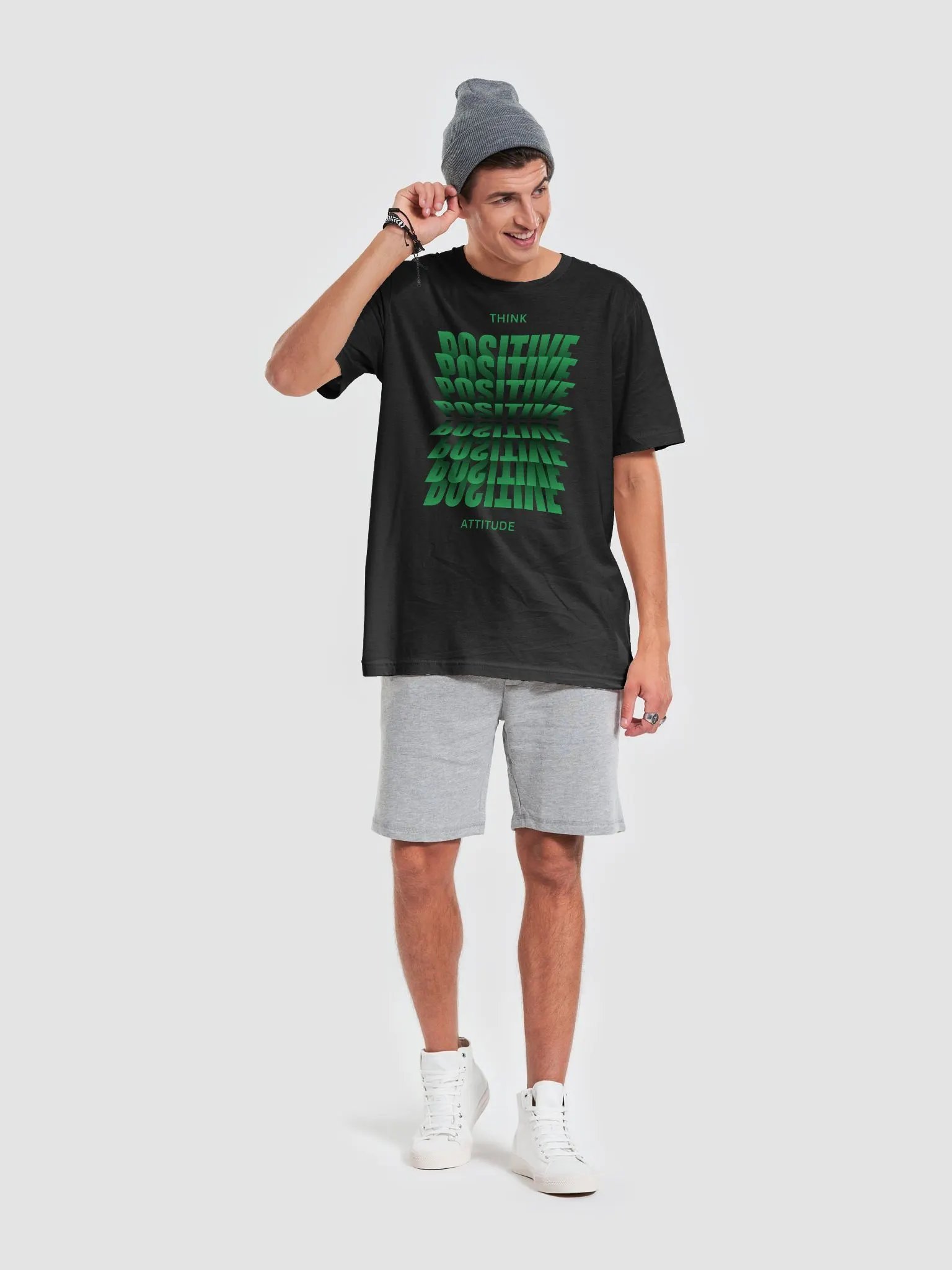 Think Positive Attitude T-Shirt product image (2)