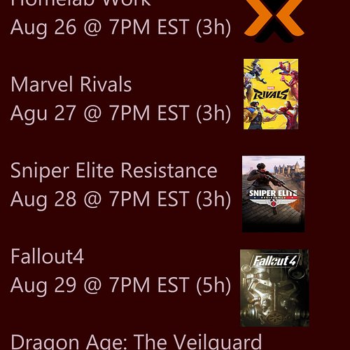 ✨ This week’s adventures are locked in!
From homelab tinkering to epic battles and RPG worlds, here’s where you’ll find me li...