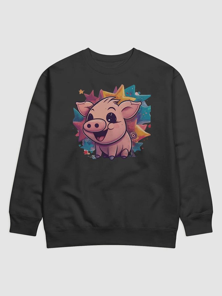 Starry-Eyed Piglet Premium Sweatshirt product image (1)