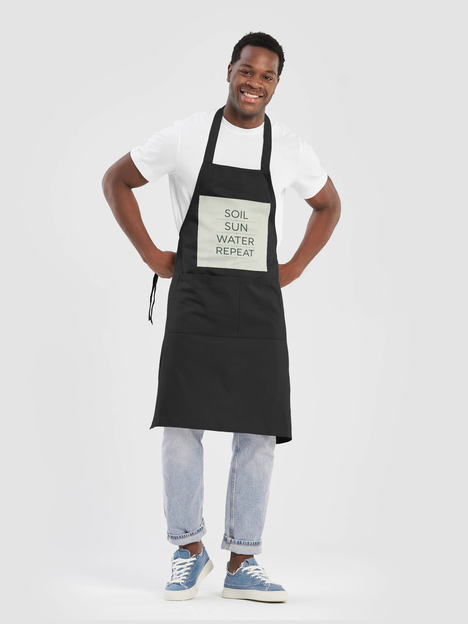 Soil, Sun, Water, Repeat — Apron product image (3)