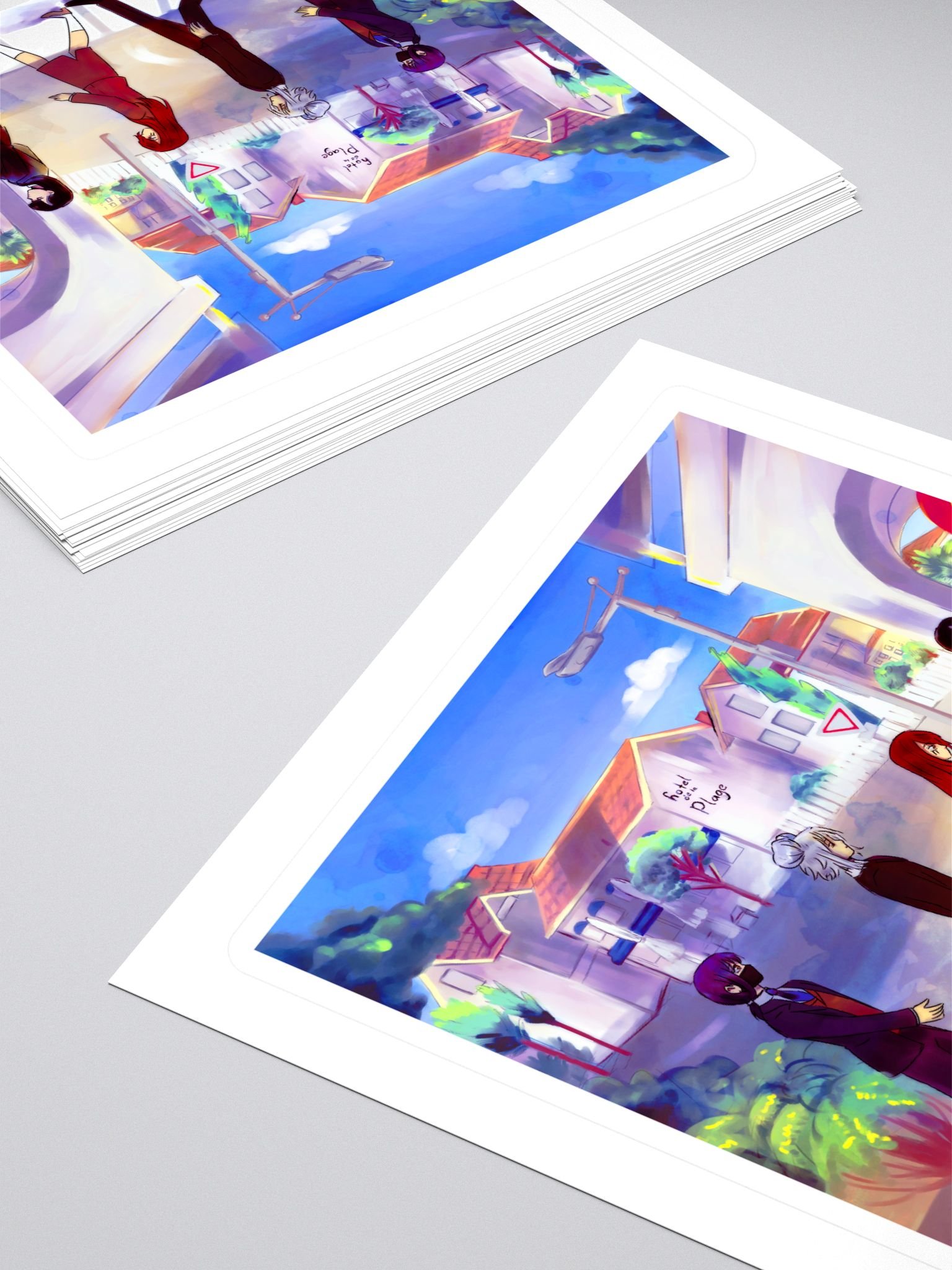 "Hotel de la Plage" Sticker product image (4)