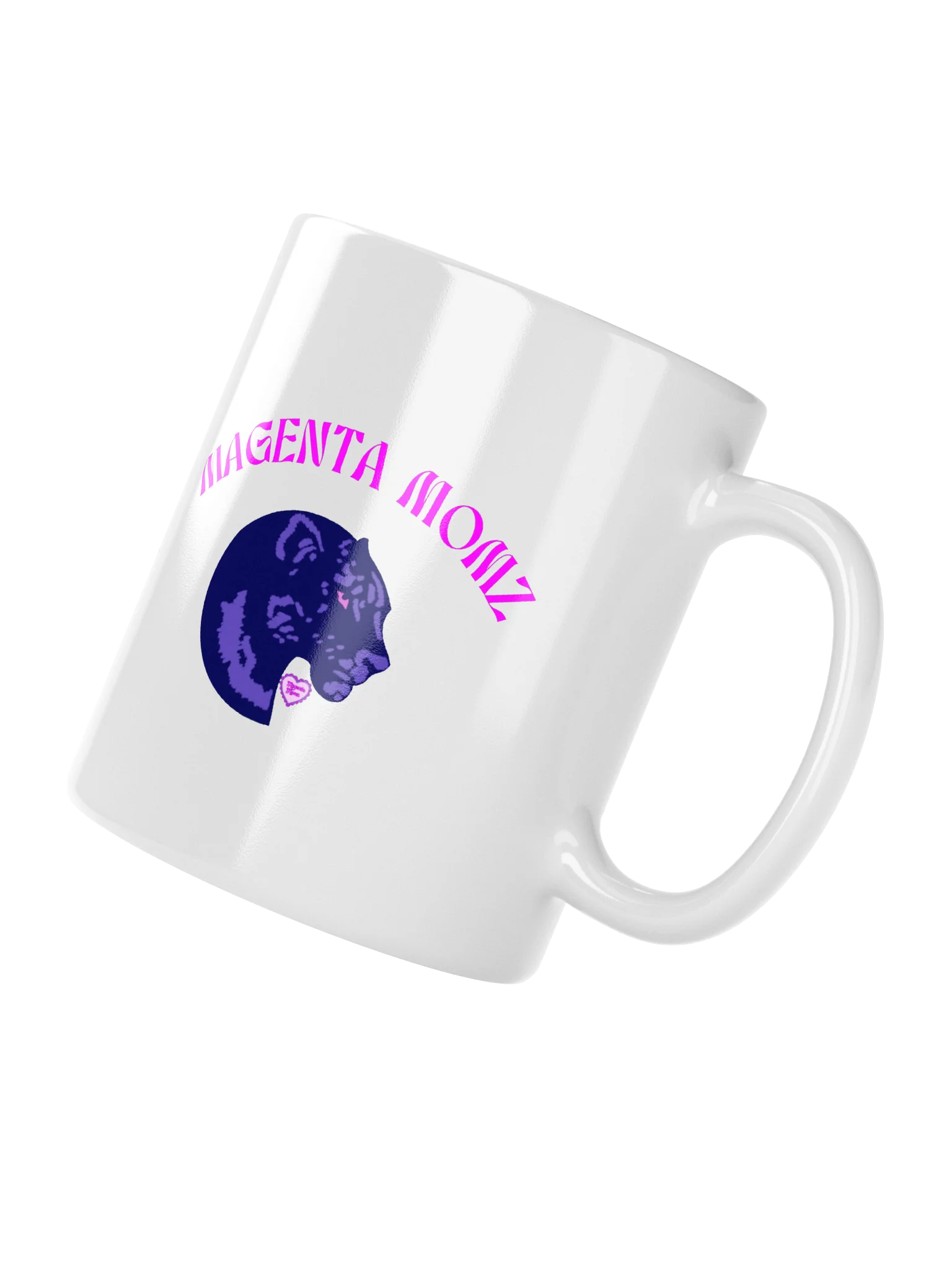 MAGENTA MOMZ PANTHER HEAD MUG product image (4)