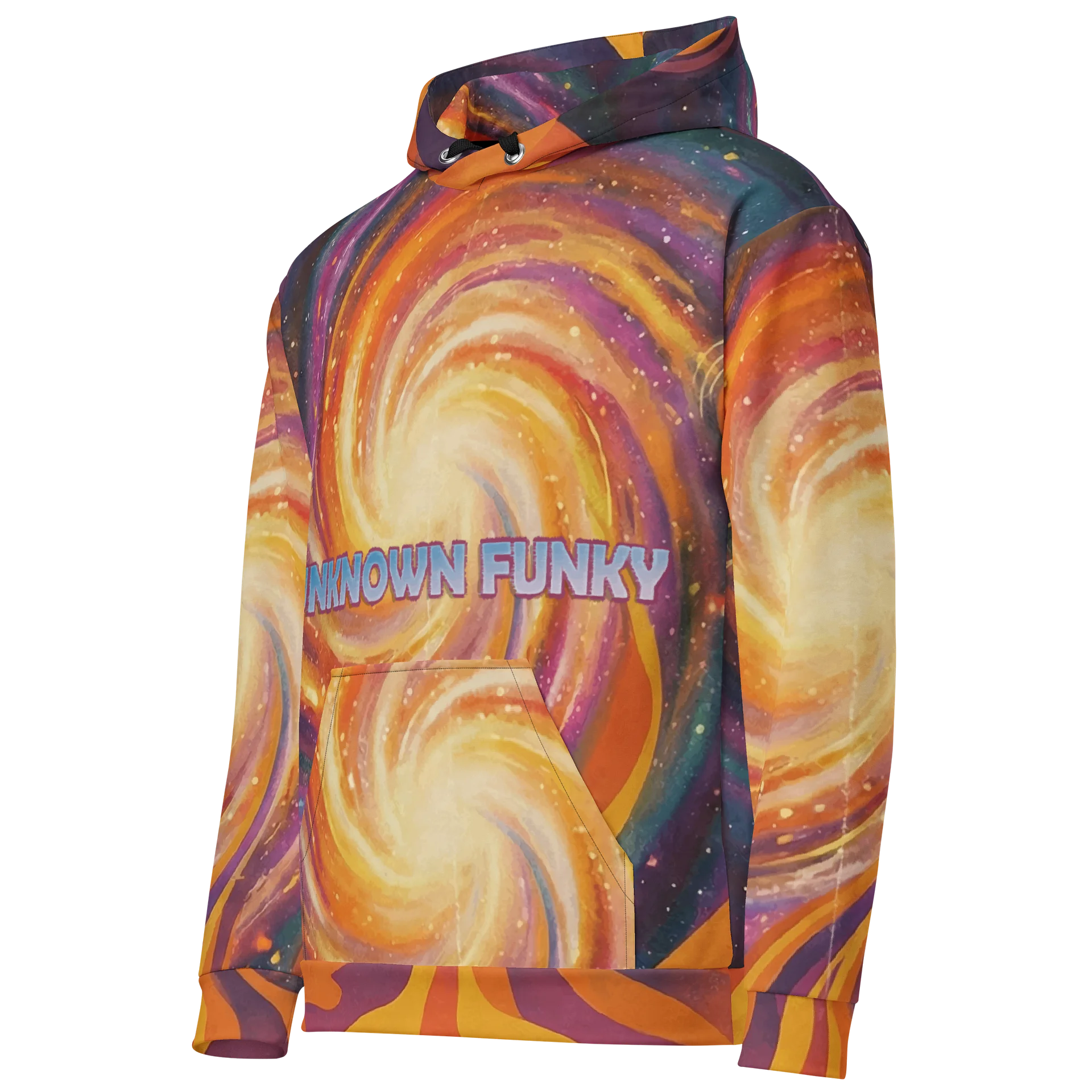 Brandon Gabriel - All-Over Print Unisex Cotton Hoodie (Unknown Funky) product image (3)