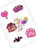 The AFK Cafe™ Gummi Grindlings | 6-Piece Sticker Pack Vol. 4