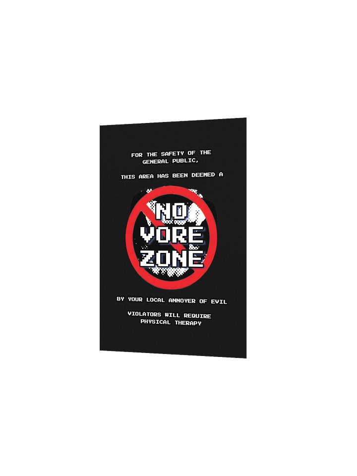 NO VORE ZONE poster product image (14)