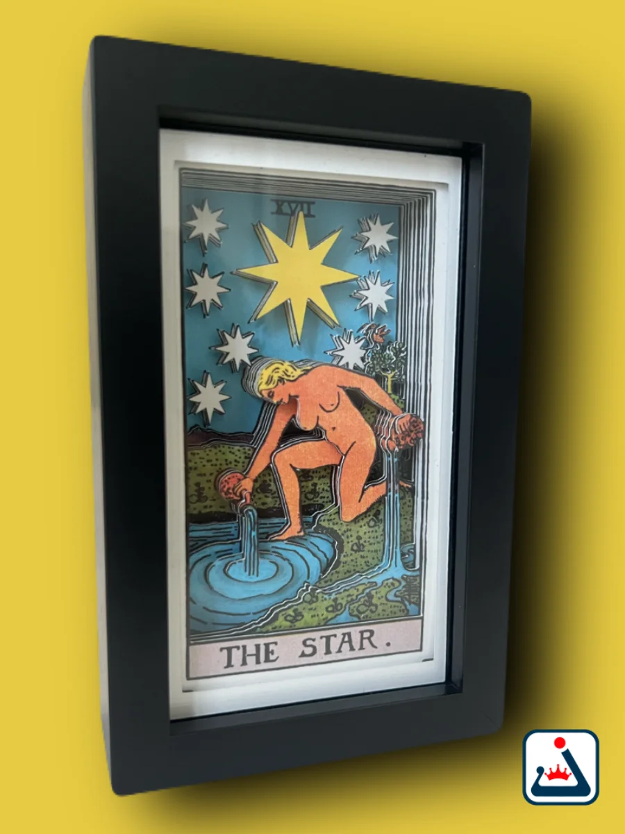The Star – 3D Tarot Shadow Box Art product image (3)