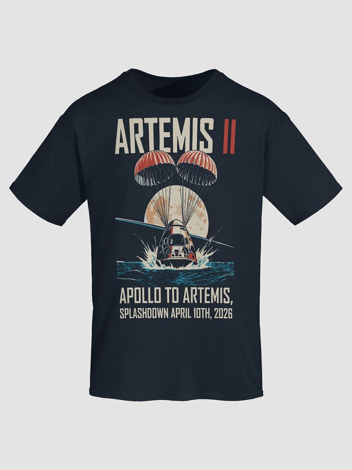 NASA Artemis 2 Astronauts Splashdown Shirt product image (2)