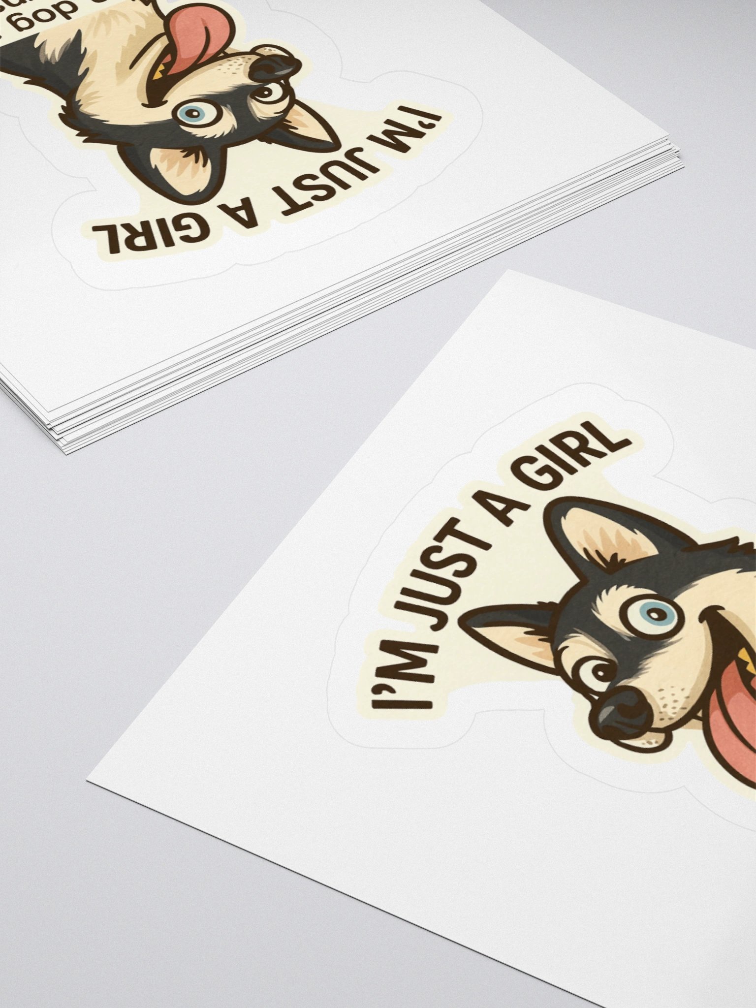 I’m Just a Girl & 4 Breakdowns Sticker 🐾💖 product image (11)