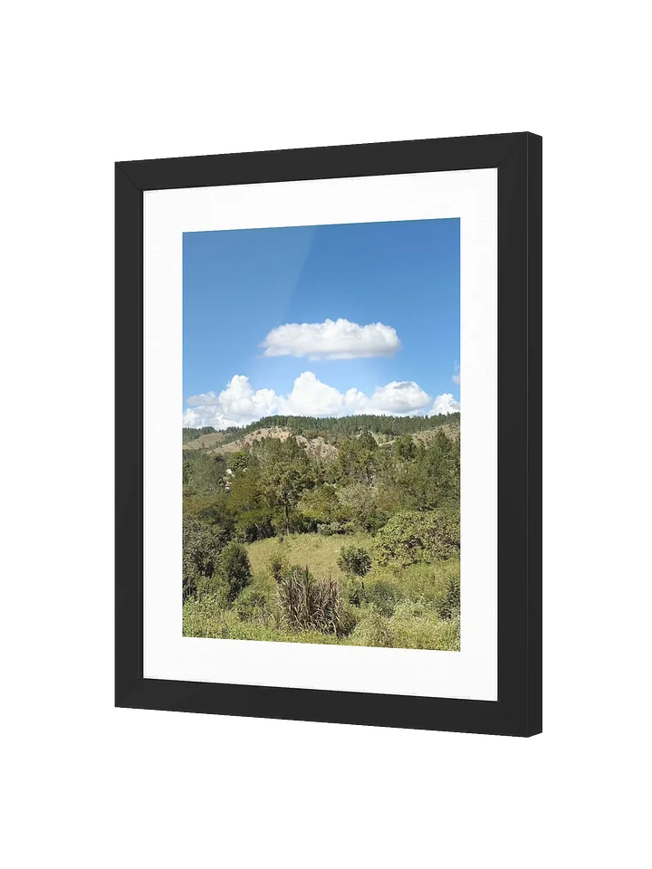 Mountain View with Cloud Framed Art Print product image (5)