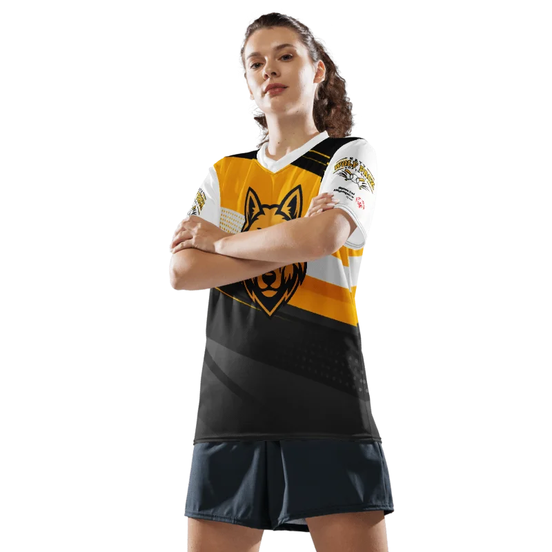 KWP White Sleeve SOTX Softball Numbered Athlete Jersey product image (6)