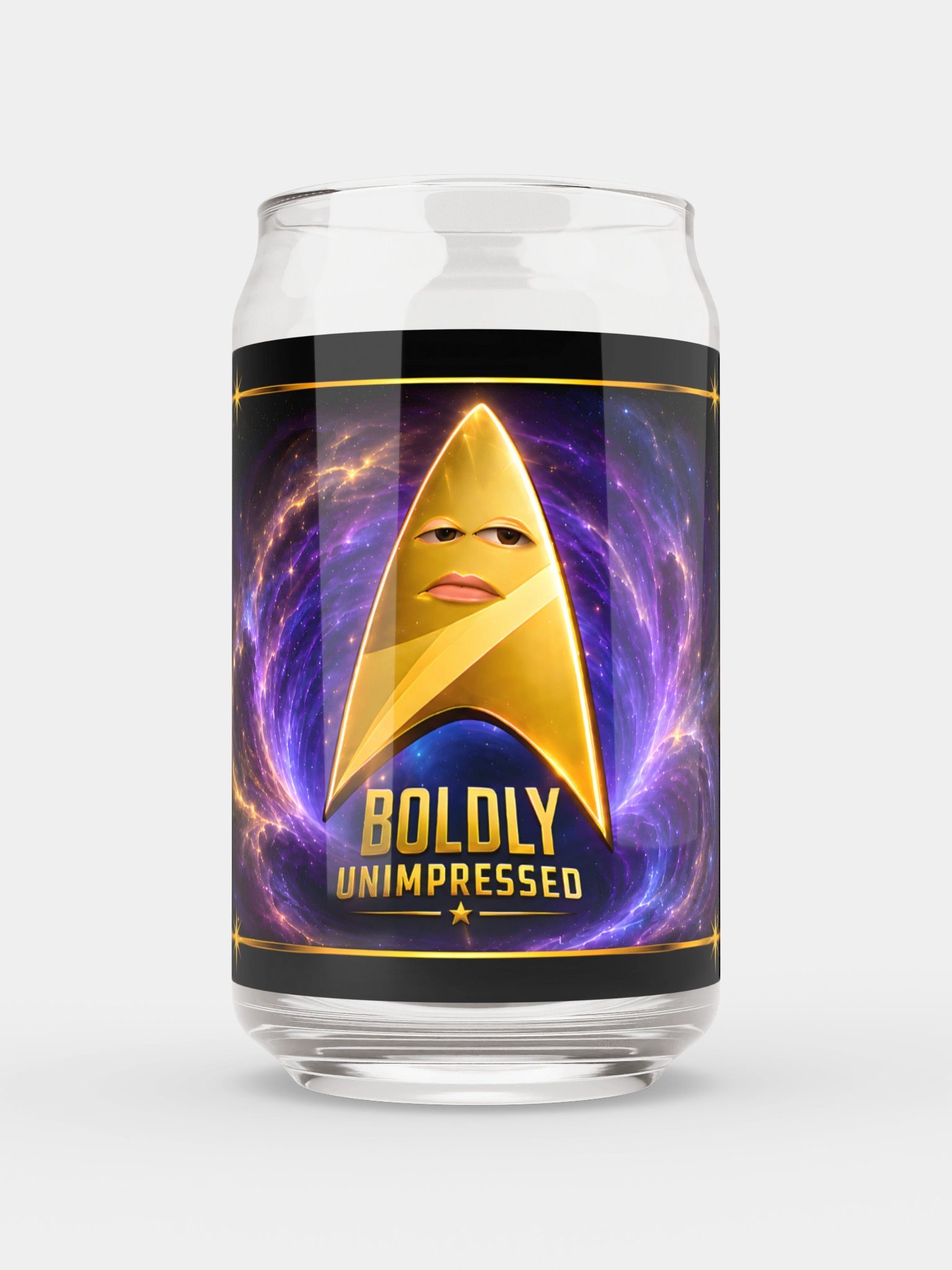 Boldly Unimpressed Can-Glass product image (1)