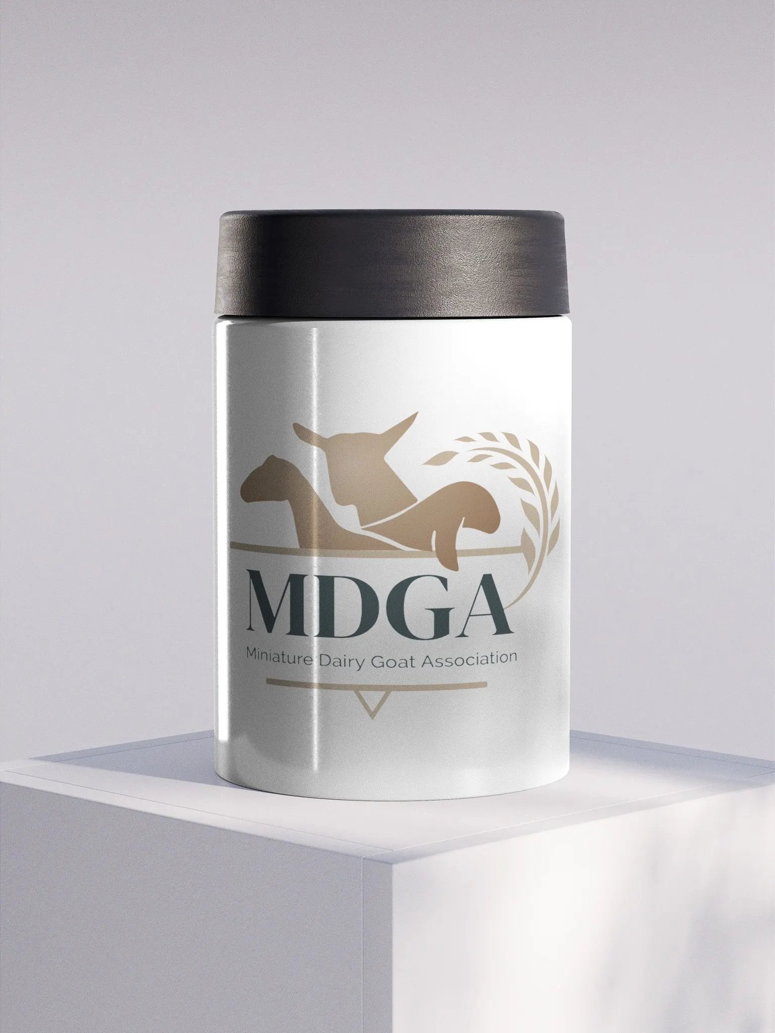 MDGA Logo Stanless Steel Koozie product image (1)