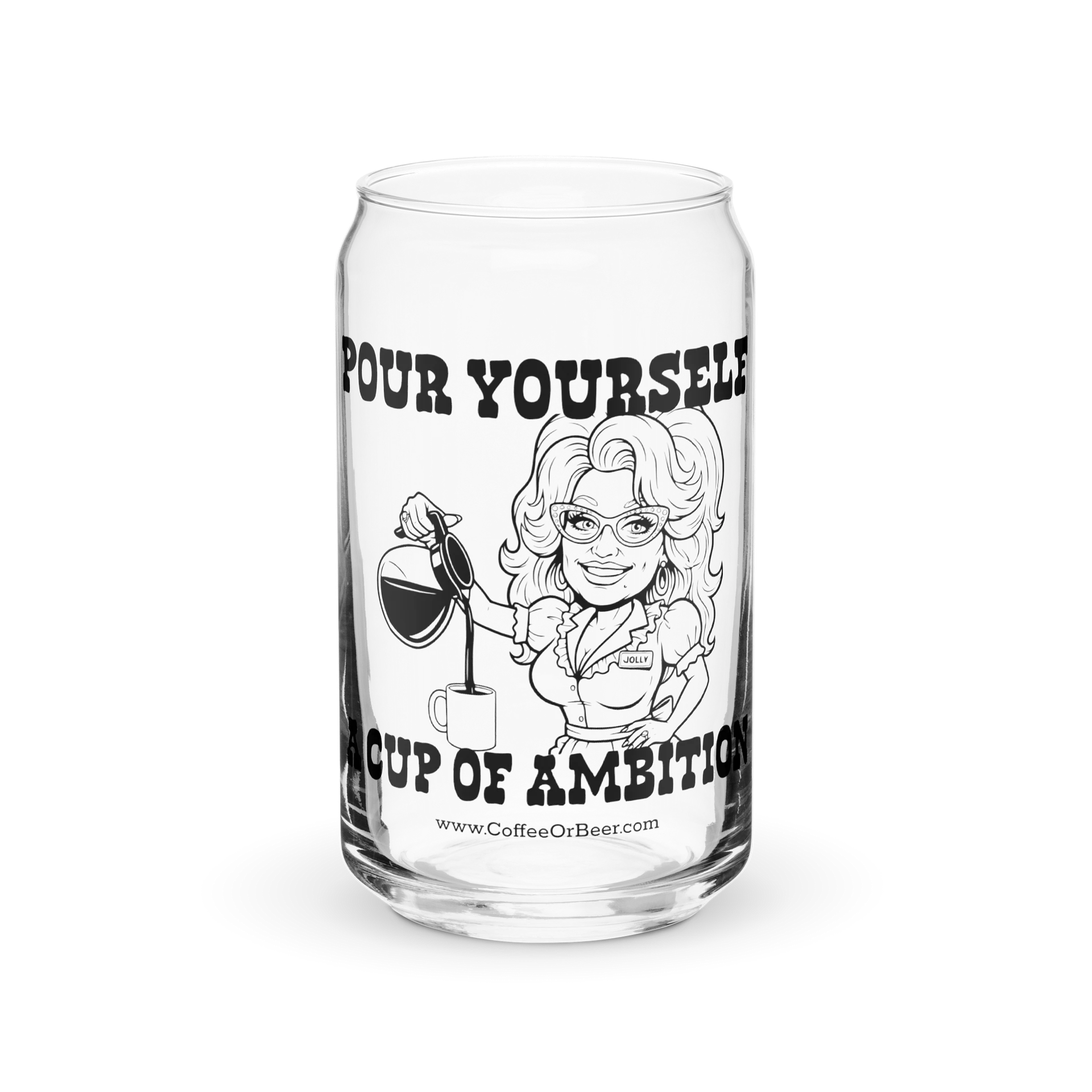Cup of Ambition Can-Shaped Pint Glass product image (1)