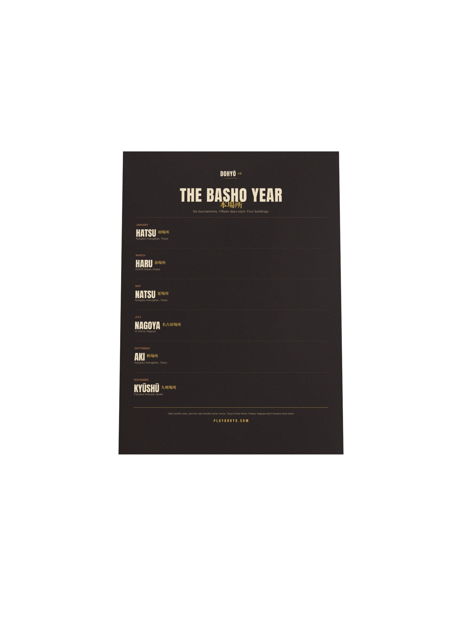 The Basho Year — Six Tournaments product image (4)