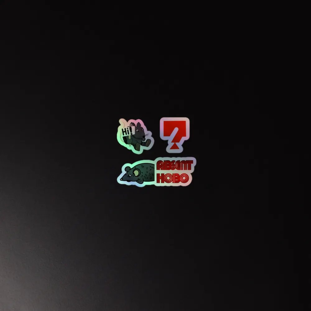 Holographic Hobo Sticker Set product image (4)