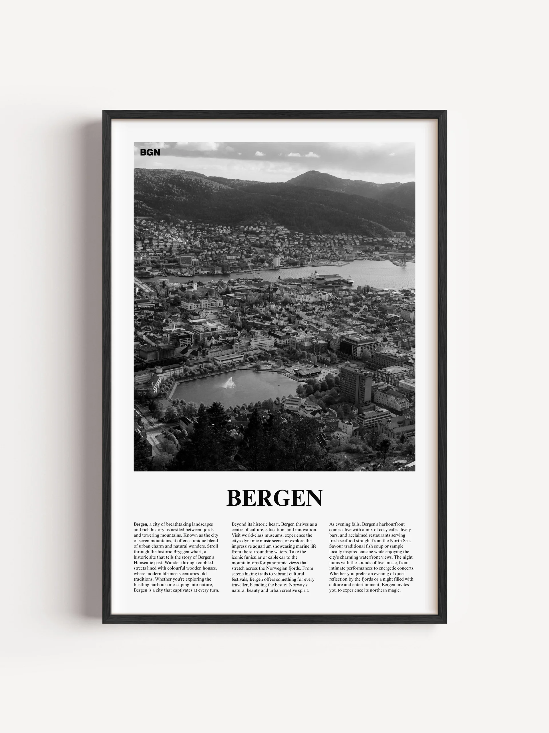 Bergen 02 Newspaper Poster product image (1)