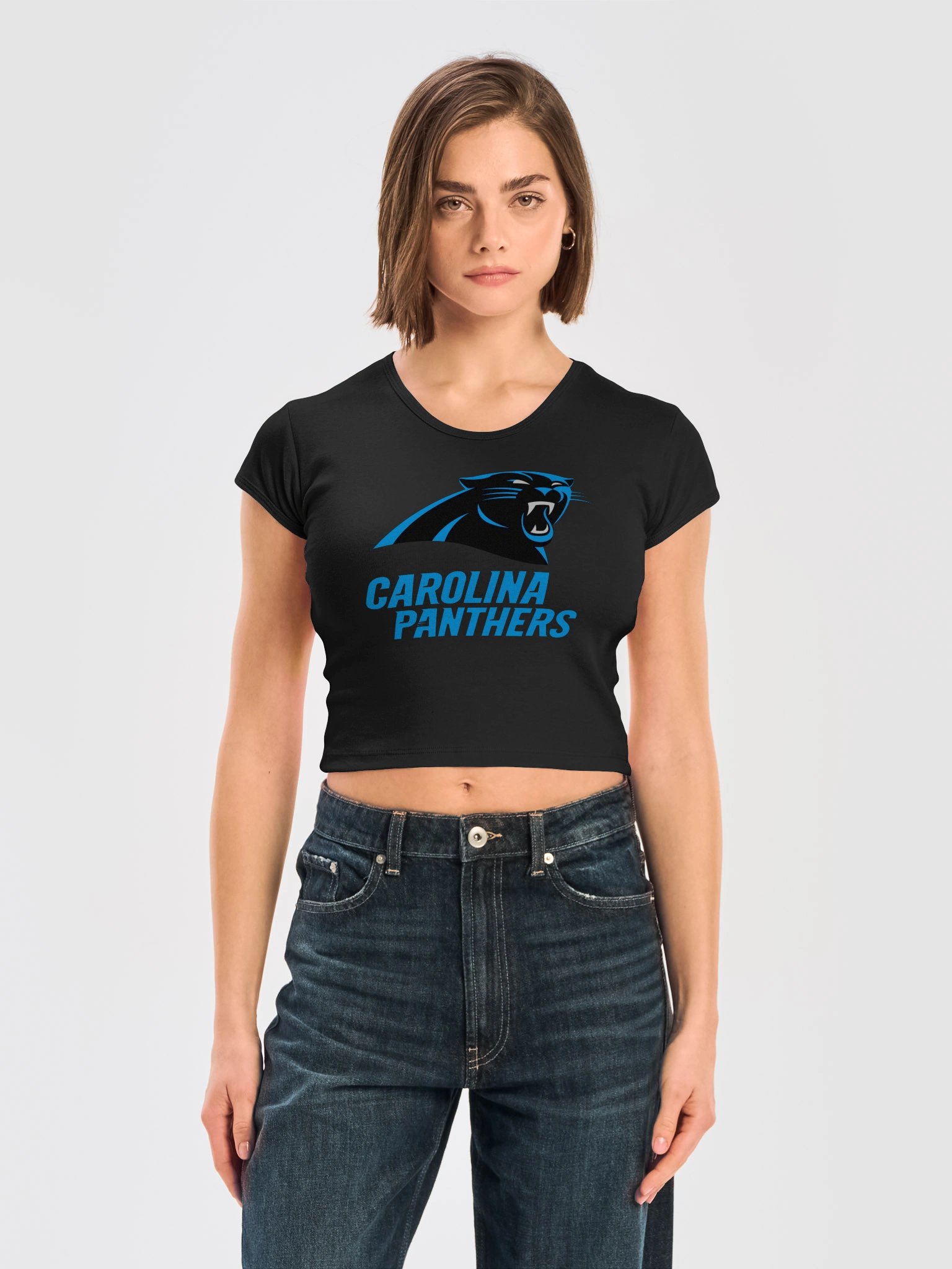 Carolina Panthers Blue Panther Baby Tee product image (13)
