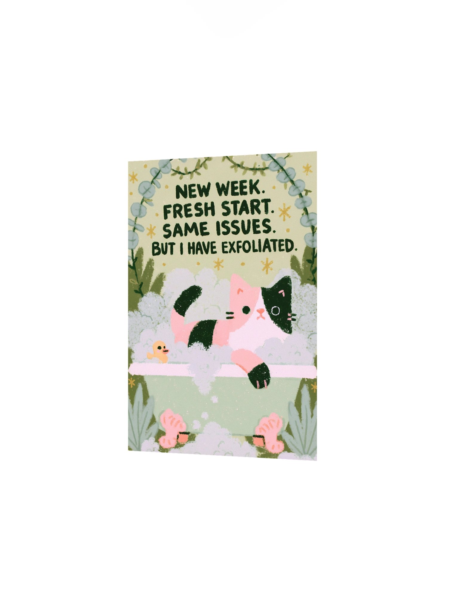 Fresh Start Exfoliated Cat Poster product image (10)