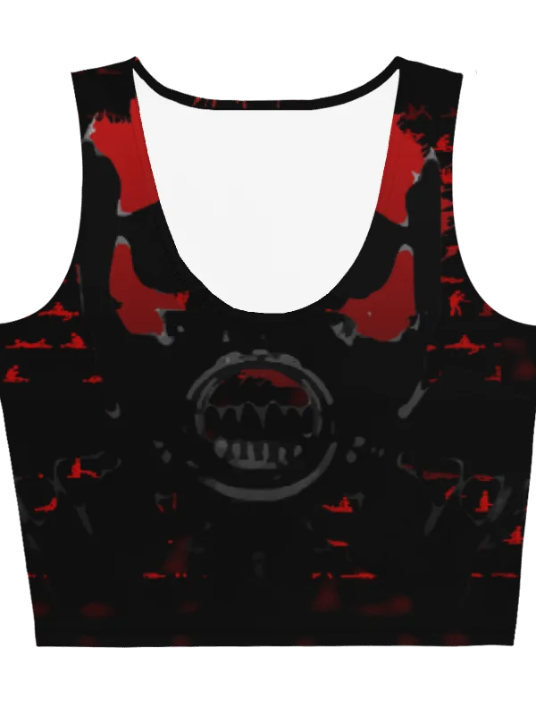 Gas Mask - Skull | All-Over Crop Top product image (2)