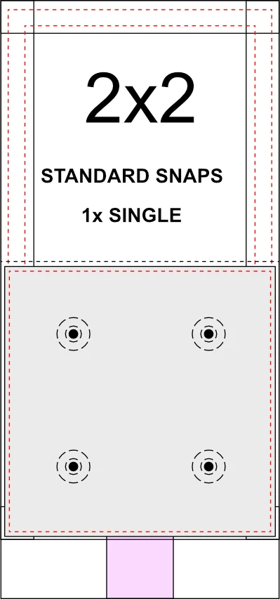 Custom Snapgrid Cover Panel 2 x 2 Snap product image (1)