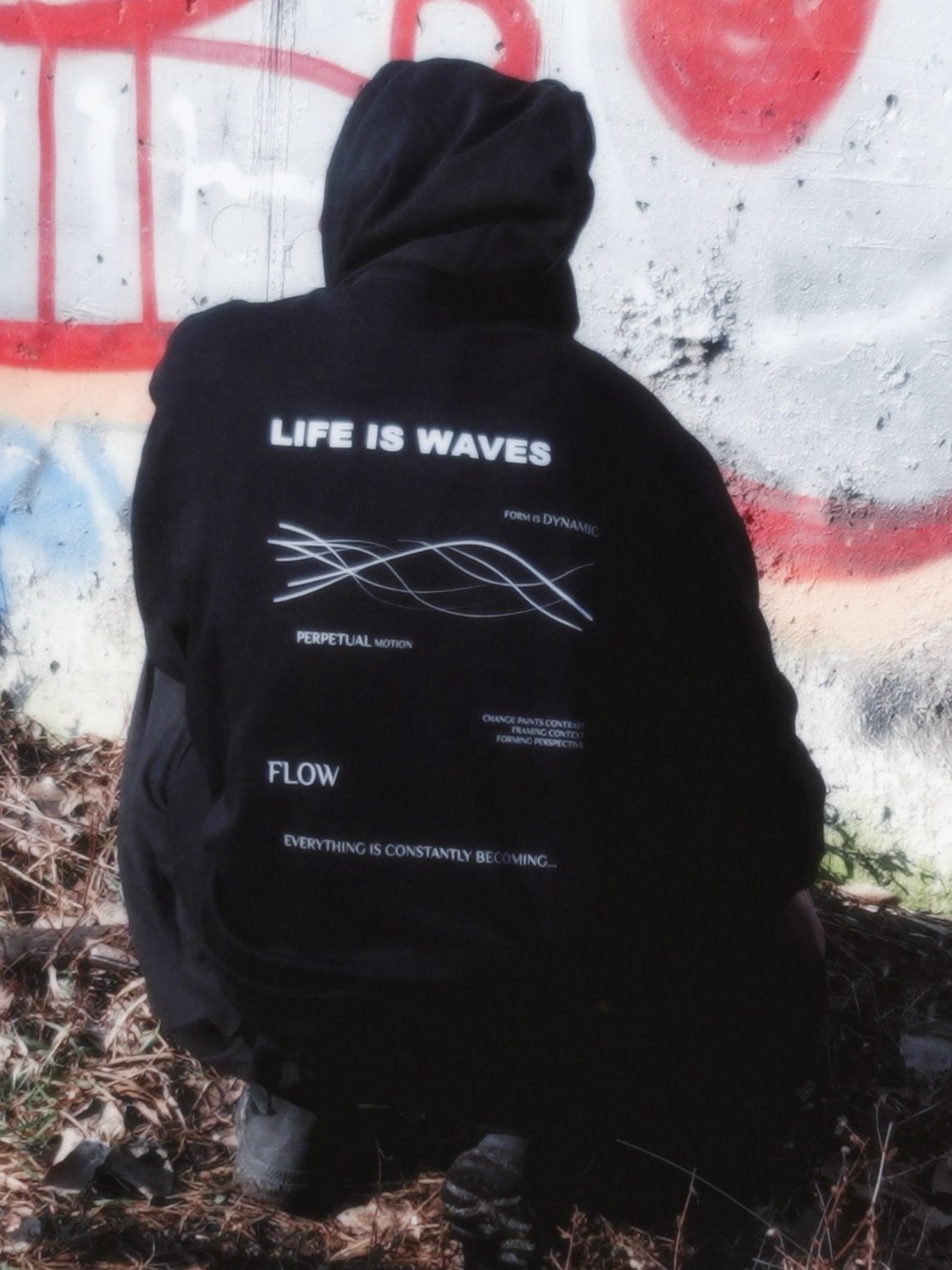 LIFE IS WAVES //hoodie product image (1)