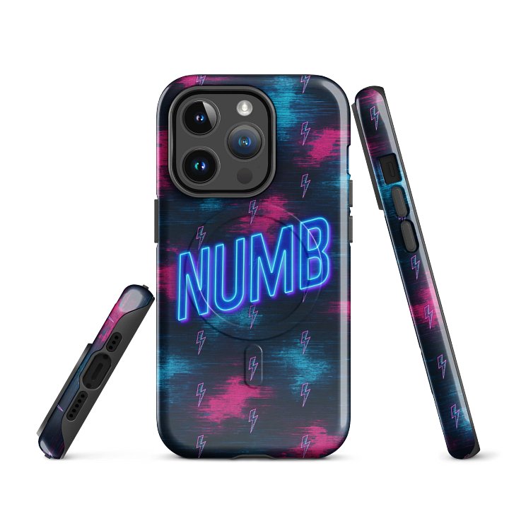 Bleed Neon (NUMB) iPhone Case product image (3)