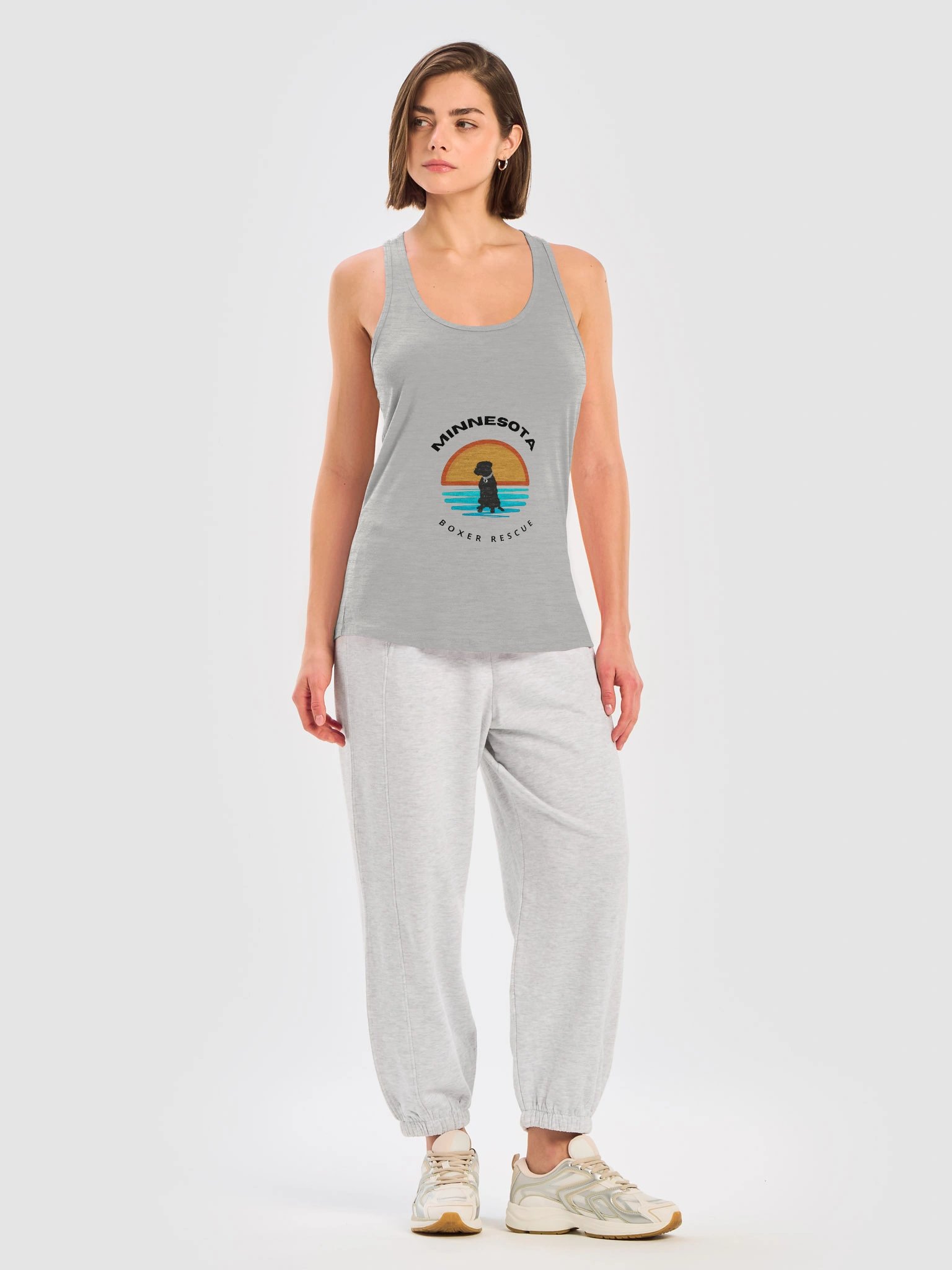 MNBR Sunset Large Logo Racerback - Light w/Black Logo product image (5)