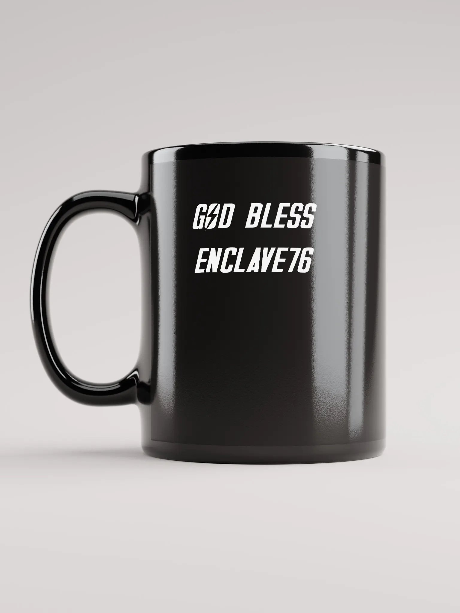 Enclave76 Black Glossy Mug product image (4)