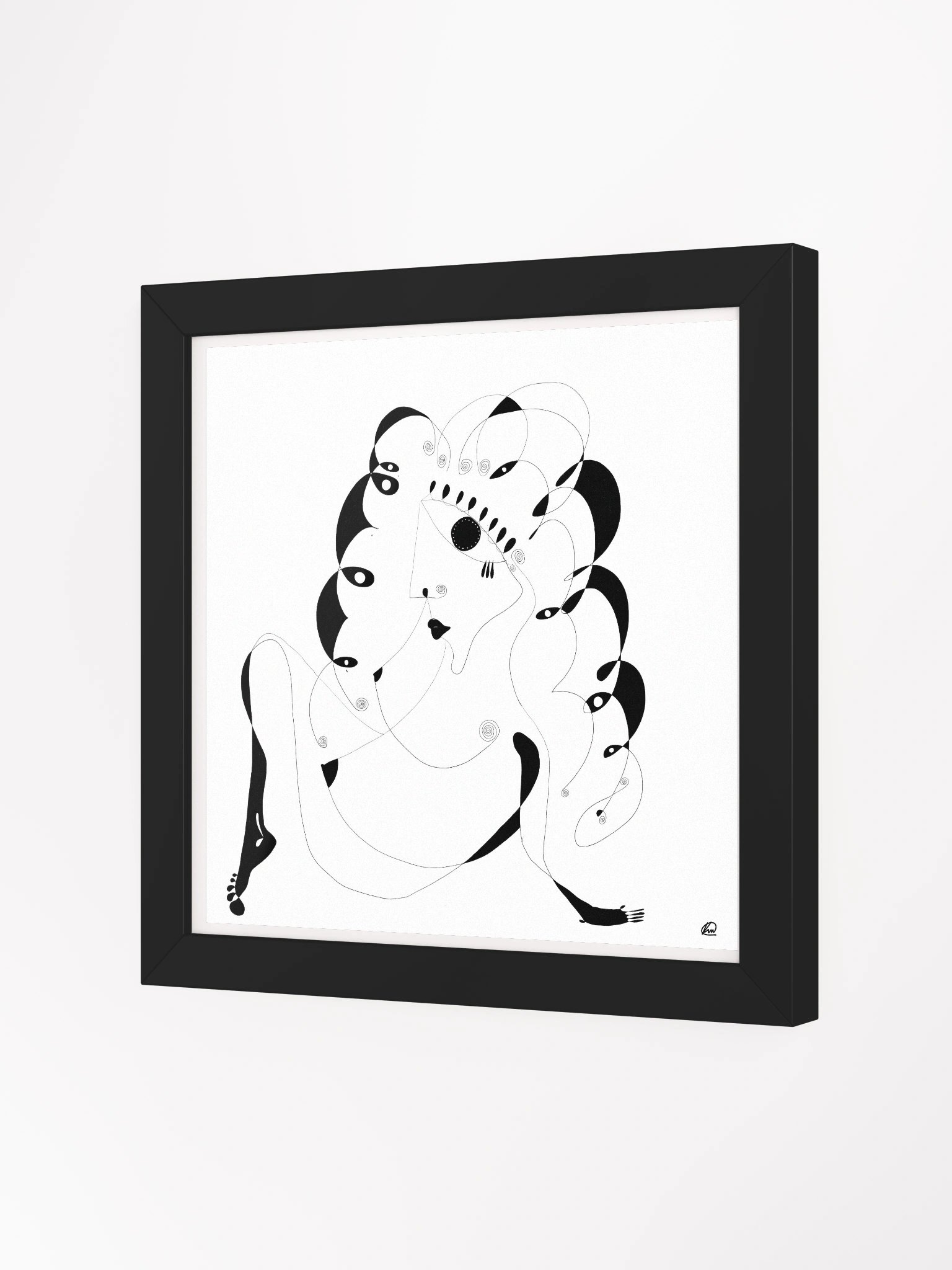 Sarah’s ready for the party (Framed Print) product image (3)