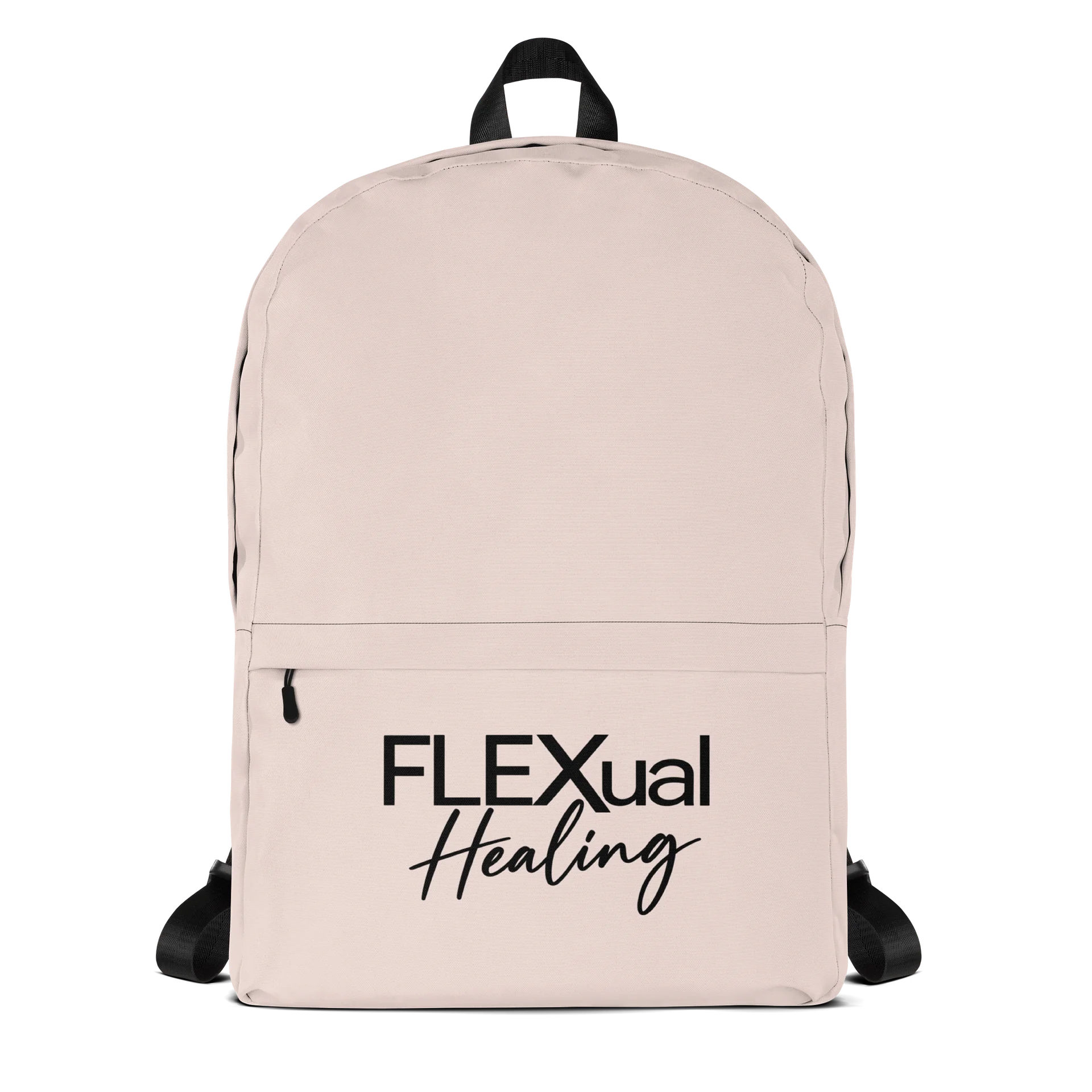 FLEXual Healing medium backpack with laptop compartment-light pink product image (1)
