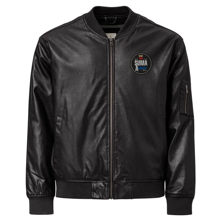 Suma Boss Faux Leather Bomber Jacket product image (1)