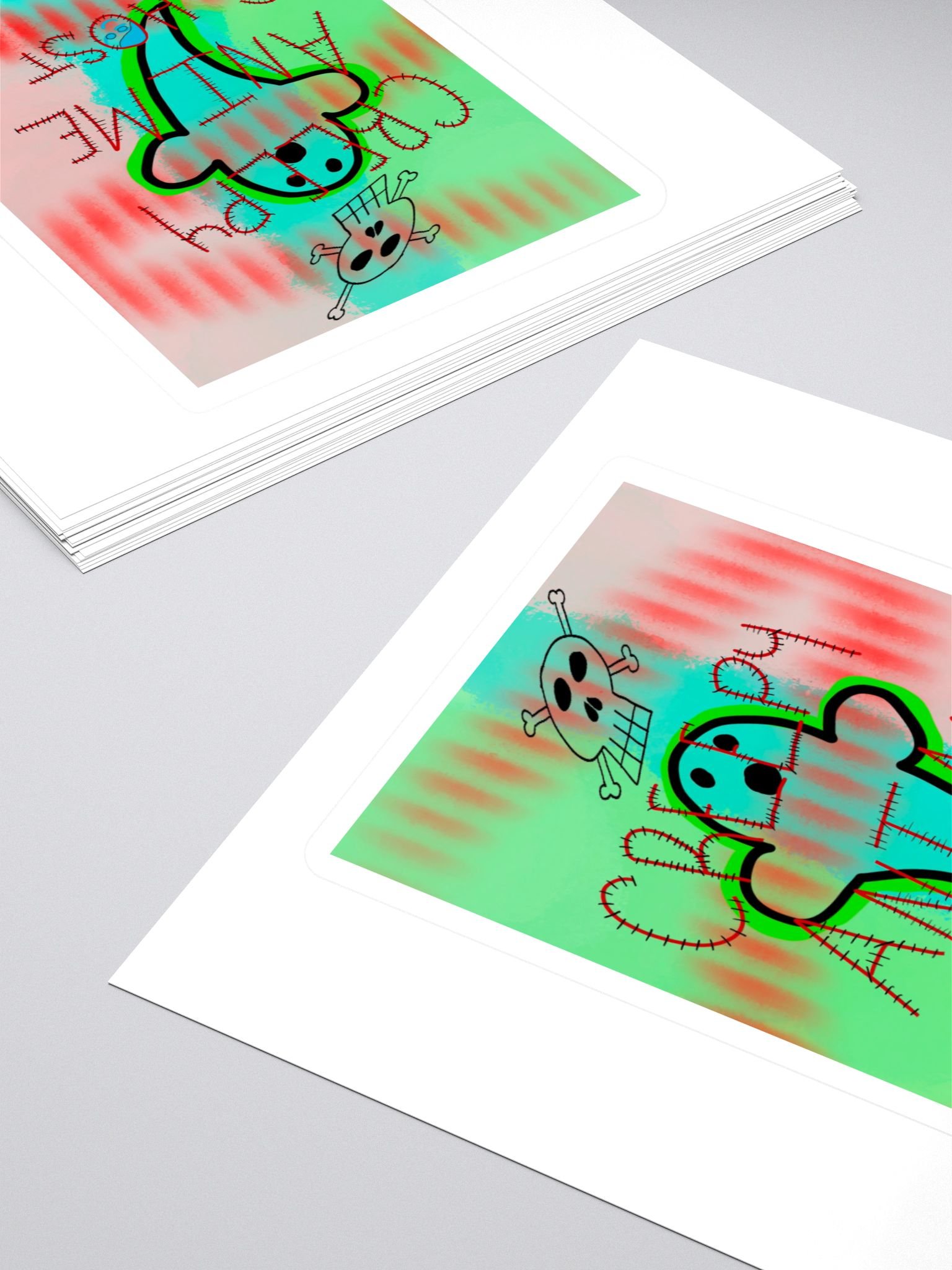 CreepyAnimeGhost Sticker product image (4)