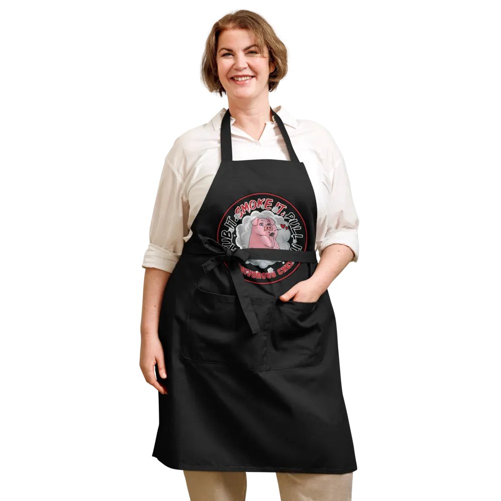 Rub It. Smoke It. Pull It. Carnivorous Chef -- Apron product image (12)
