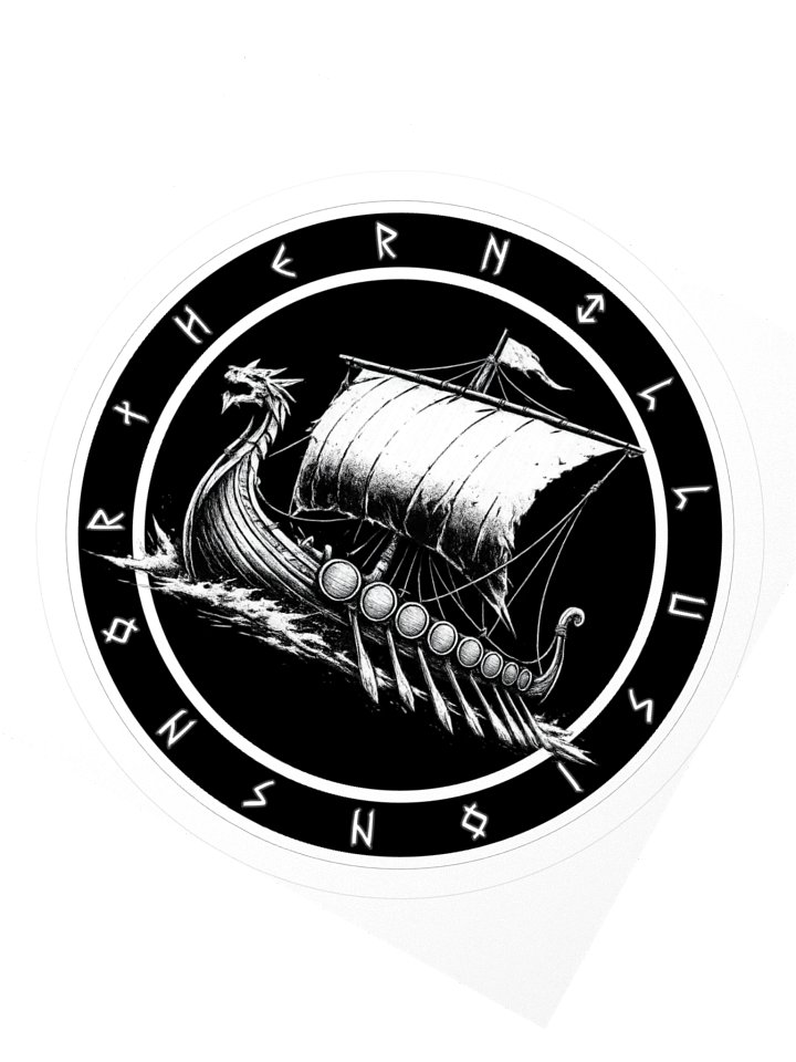 NORTHERN ILLUSIONS - Langskip Vinyl Sticker product image (2)