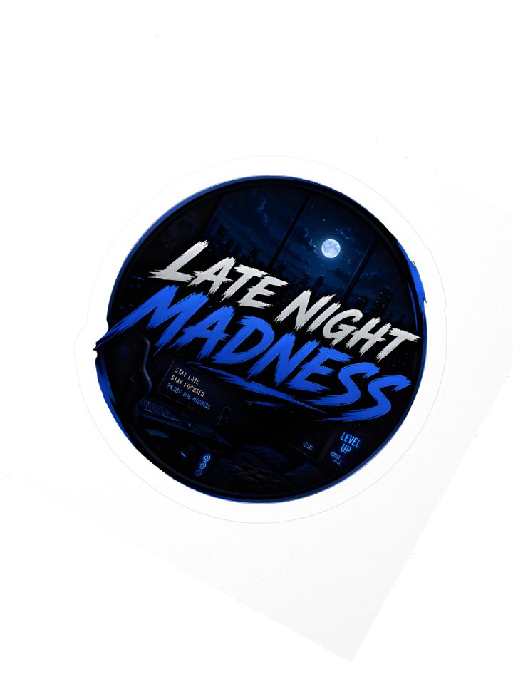 Late Night Madness Sticker product image (5)