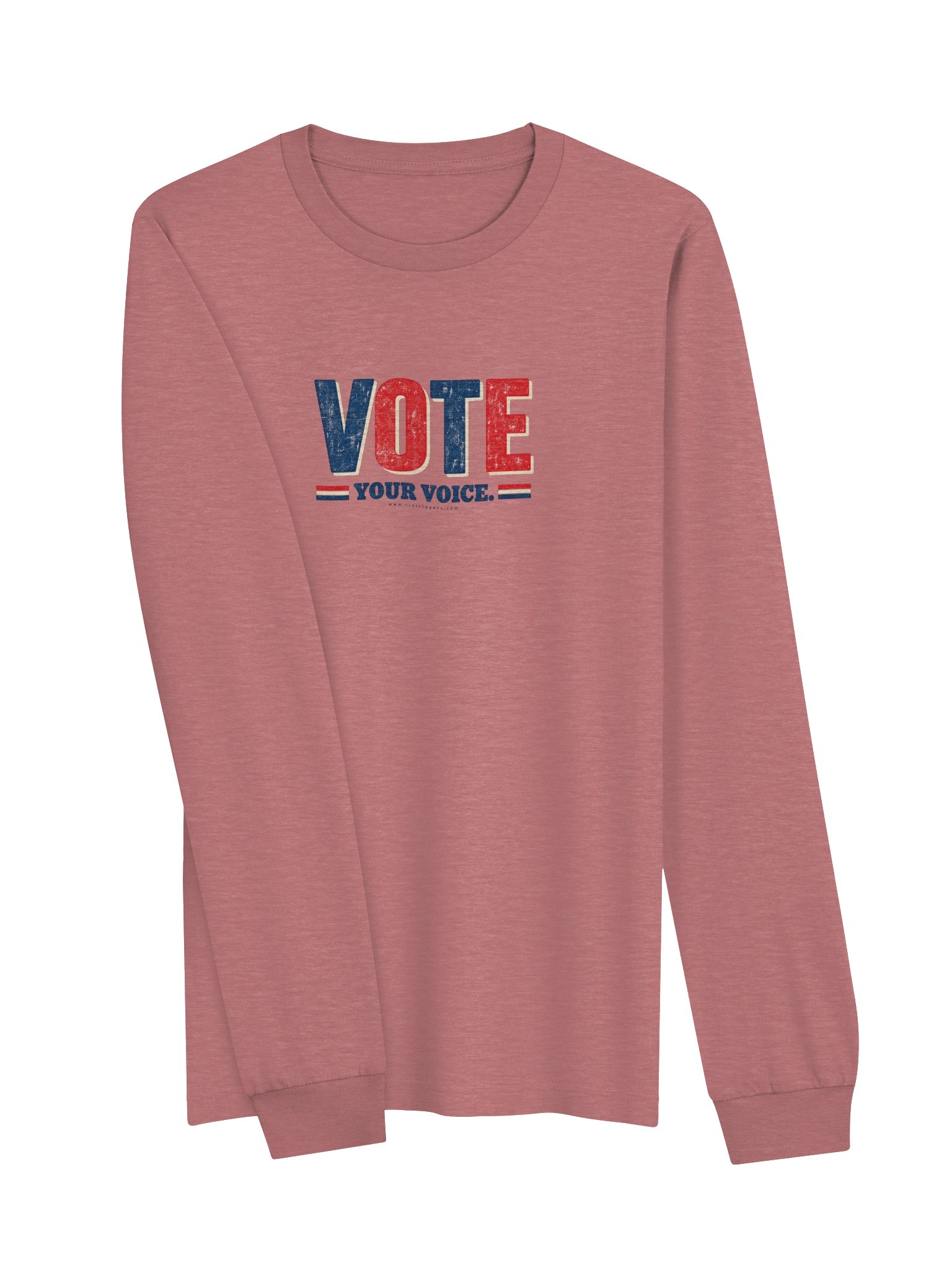 Vote Your Voice. Supersoft Long Sleeve T-Shirt product image (3)