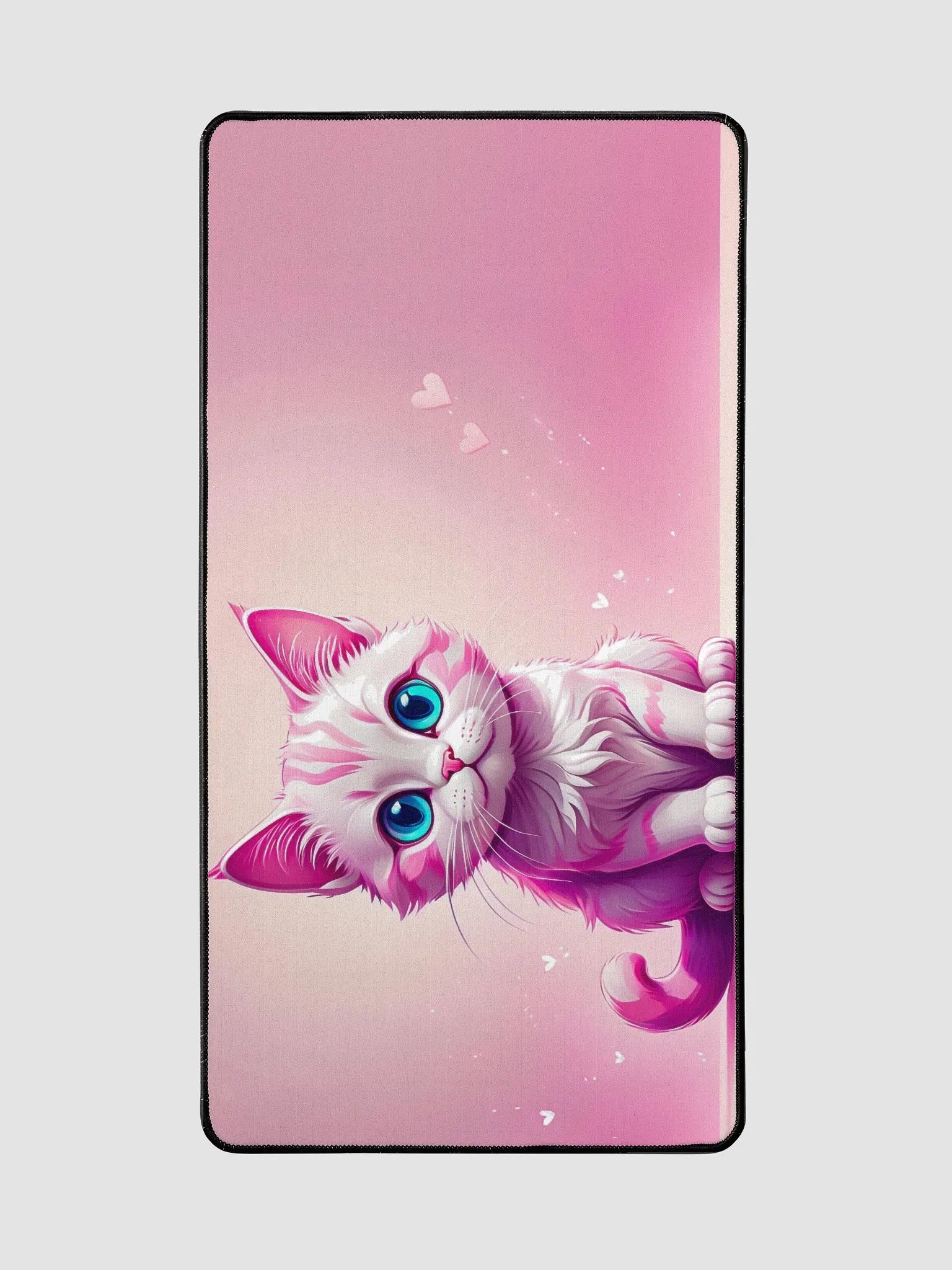 Pink Cat Mouse pad product image (2)