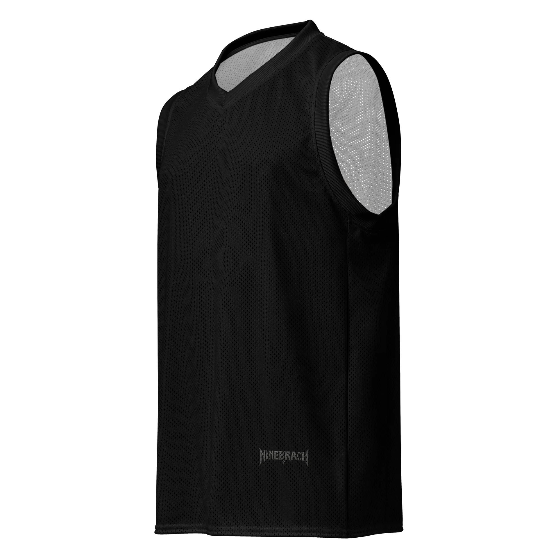 Minimalist Black All-Over Print Basketball Jersey product image (1)
