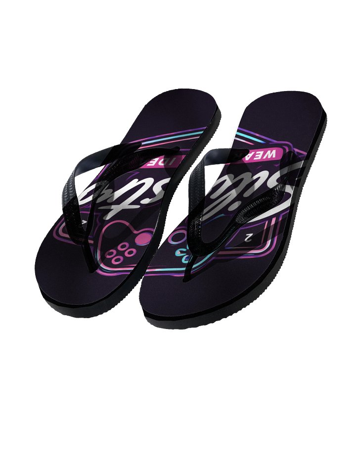Neon Gamer Flip-Flops product image (1)