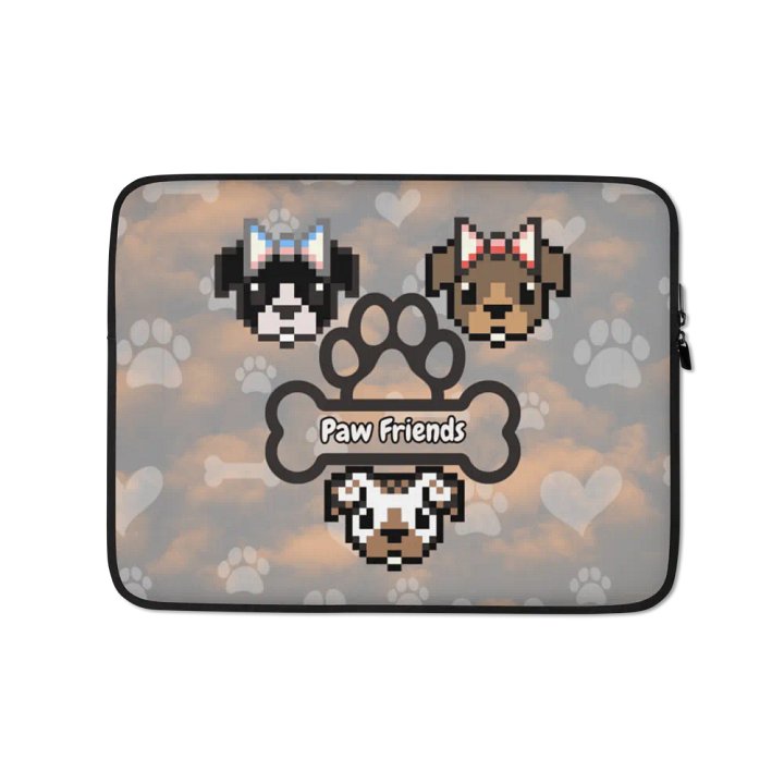 Paws Friends Laptop Sleeve product image (1)