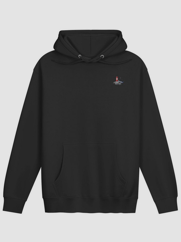 Sørfiske Genser Svart - Liten Logo Venstre product image (1)
