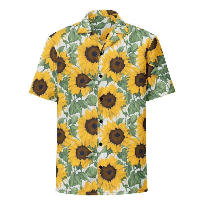 Floral Pattern Sunflower Flowers Hawaiian Shirt product image (1)