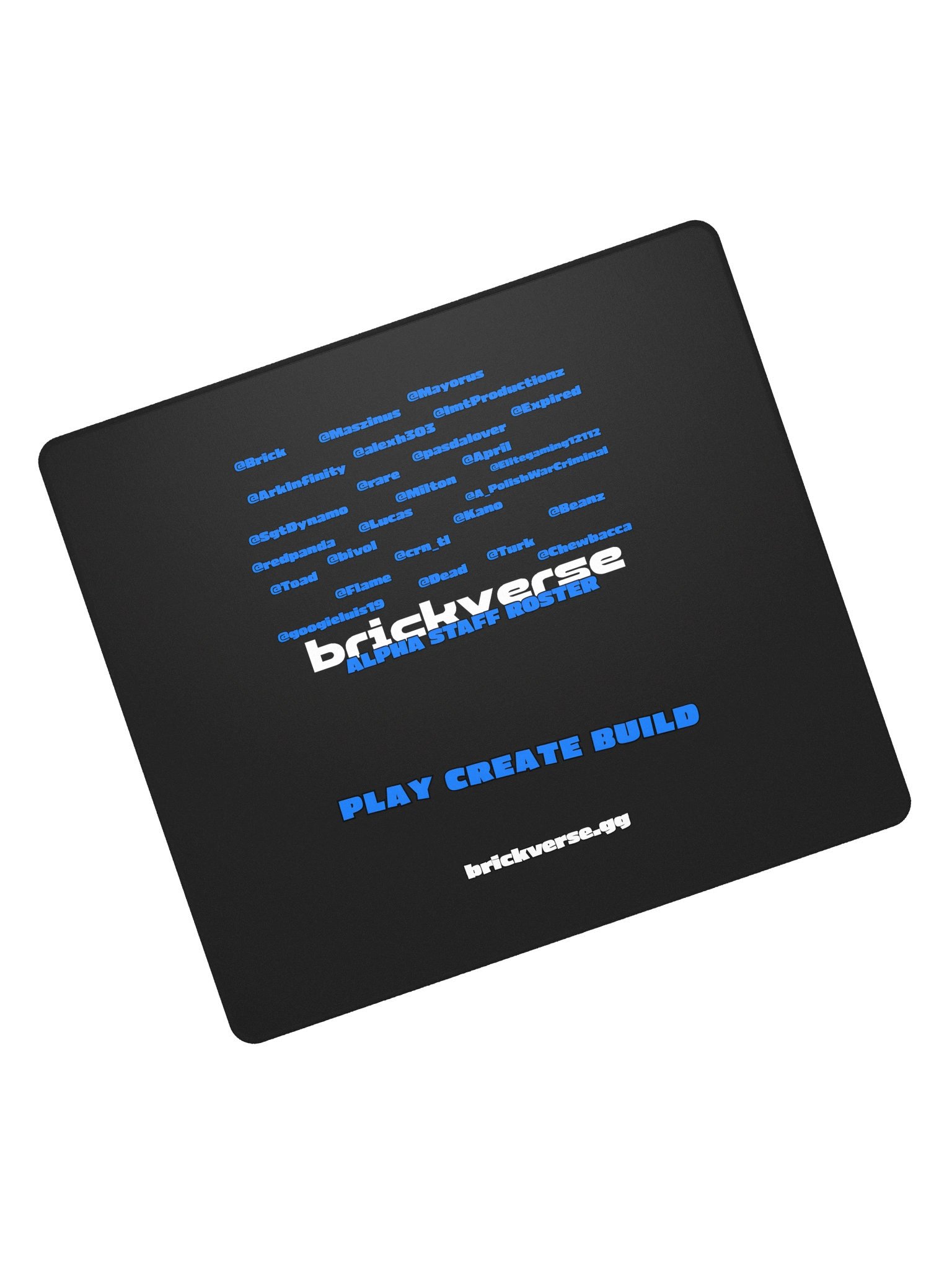 Brickverse Alpha Staff Roster Gaming Mouse Pad product image (5)