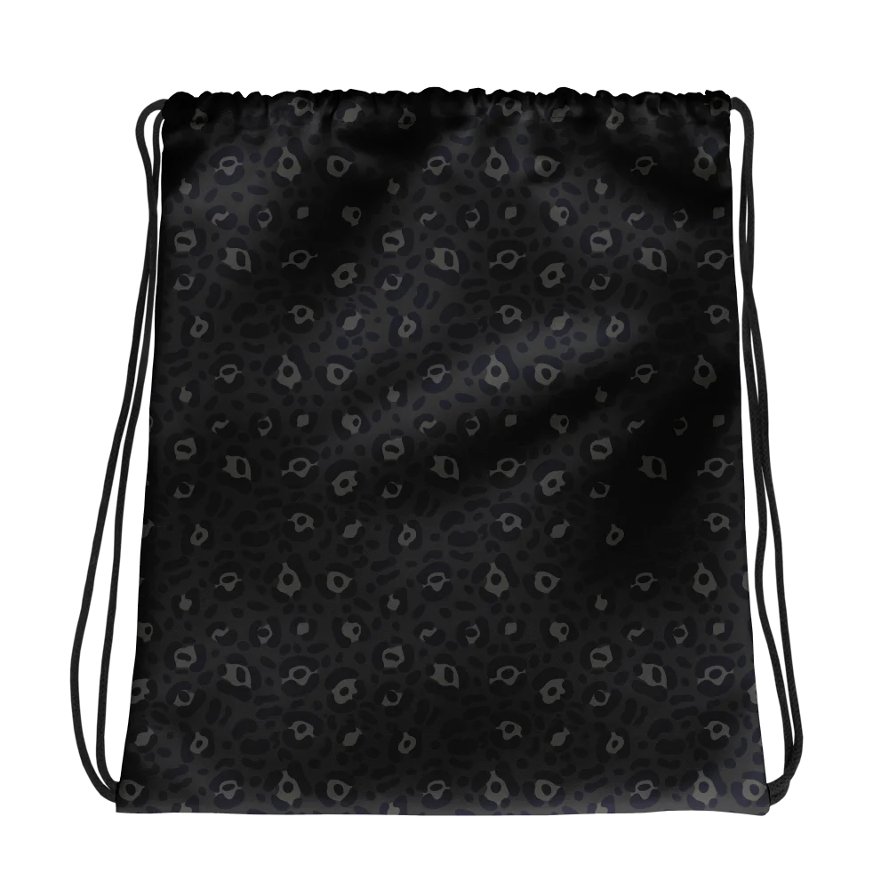 Trendy Drawstring Bag with Bold Leopard Pattern product image (1)